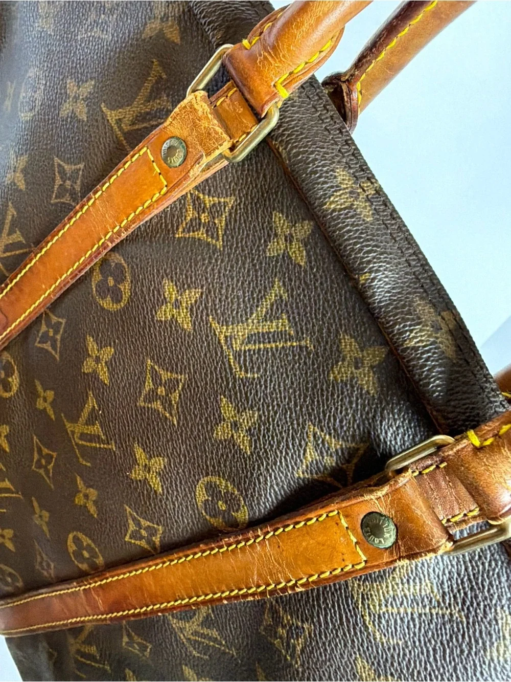 Vintage Louis Vuitton Monogram Canvas Porte Documents Voyage Briefcase